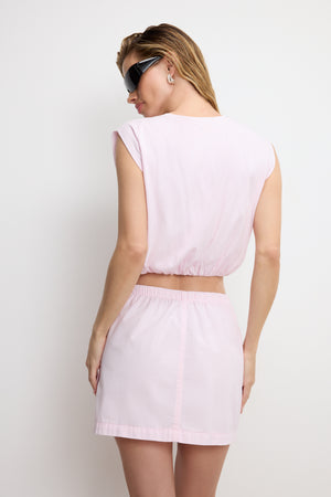 COTTON MUSCLE TEE | BUBBLEGUM005