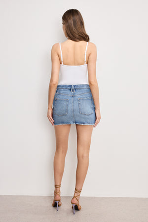 GOOD 90S MINI SKIRT | INDIGO819