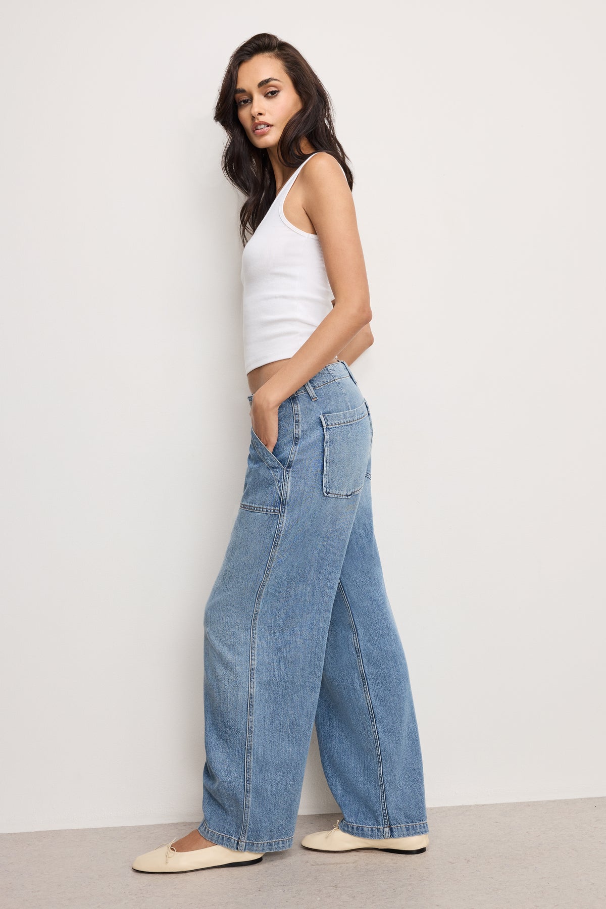 LITE LINEN DENIM PANTS | INDIGO786