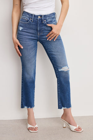 GOOD PETITE STRAIGHT JEANS | INDIGO943