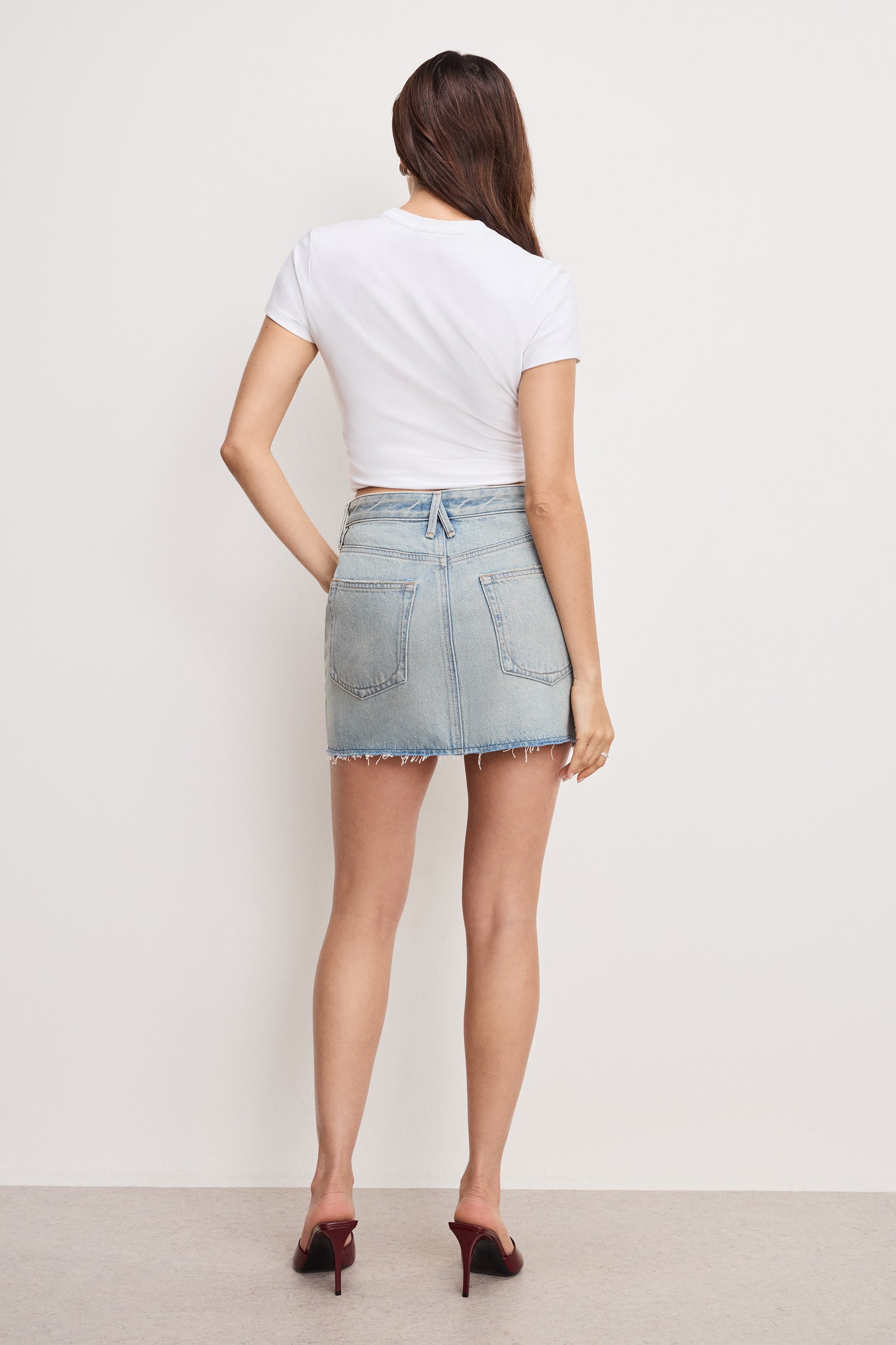 THE KHLOÉ MINI SKIRT | INDIGO1066