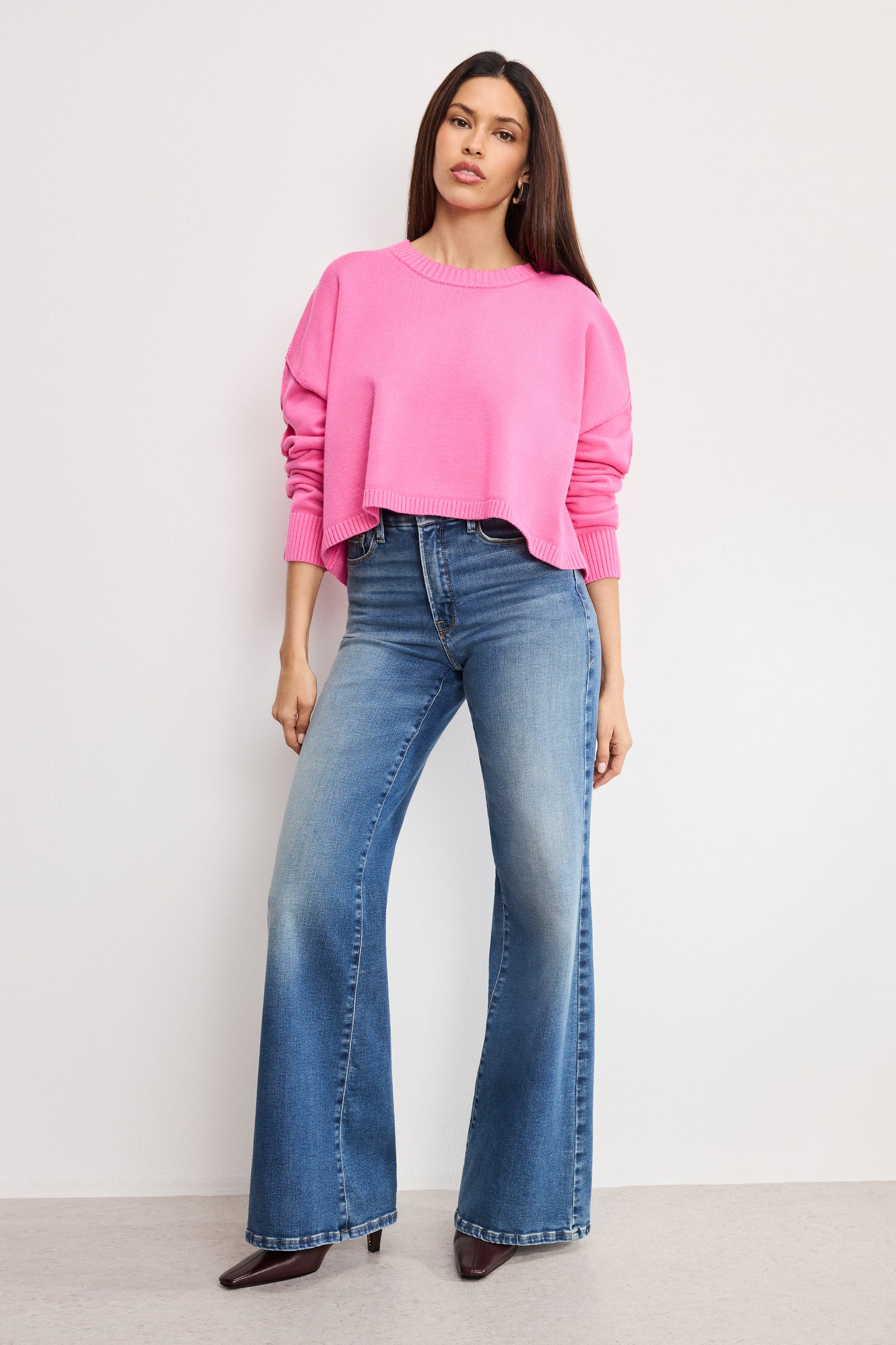 COZY KNIT CREW NECK | BOUQUET001
