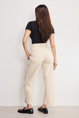 CROPPED BARREL PANTS |