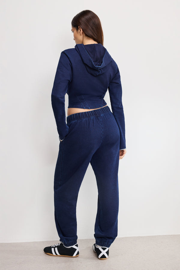 JEANIUS  BOYFRIEND SWEATPANTS | INDIGO1029
