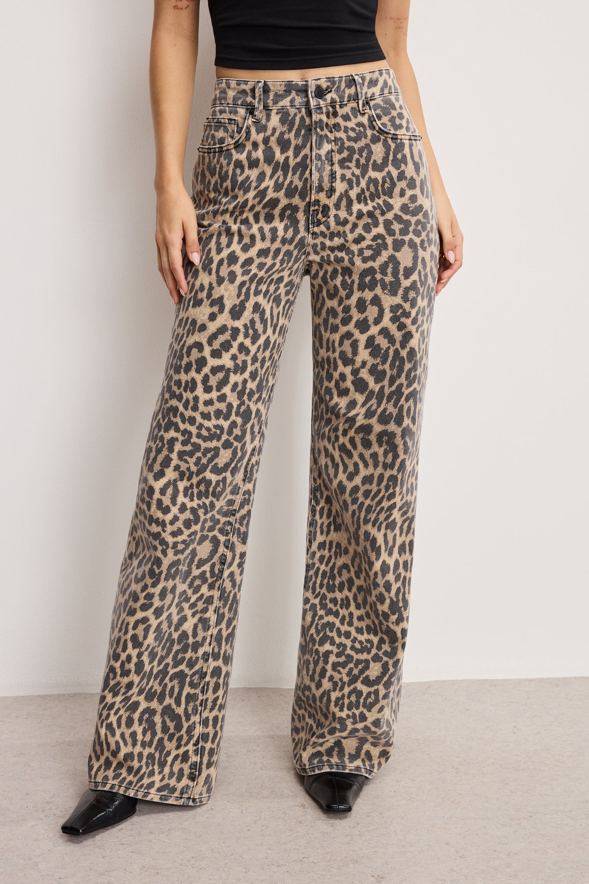 GOOD EASE LEOPARD JEANS | LUCKY LEOPARD001
