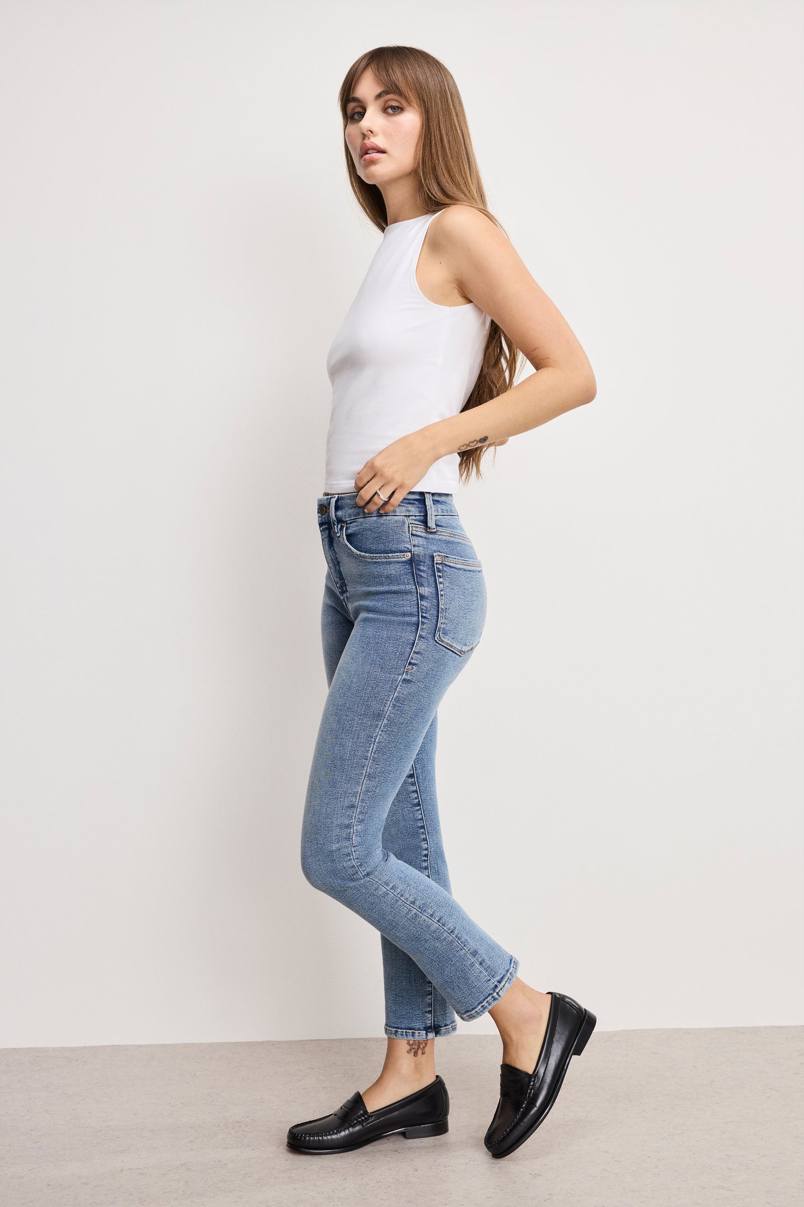 GOOD LEGS STRAIGHT JEANS | INDIGO988