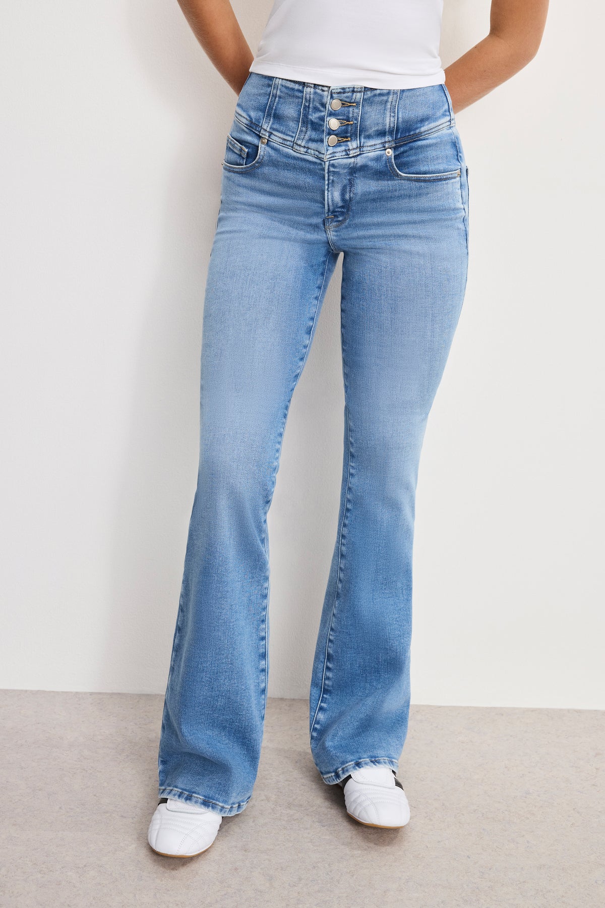 DOLLY CORSET JEANS | INDIGO1090
