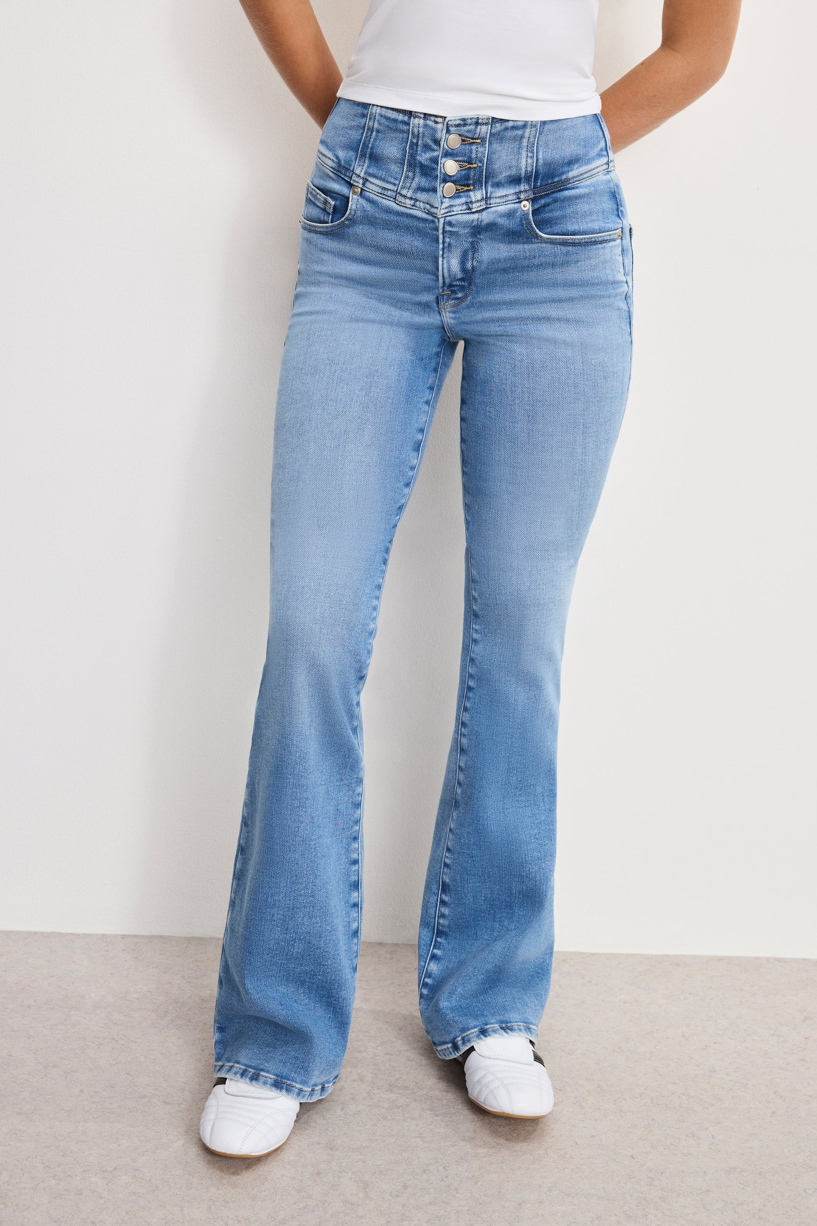 DOLLY CORSET JEANS | INDIGO1090