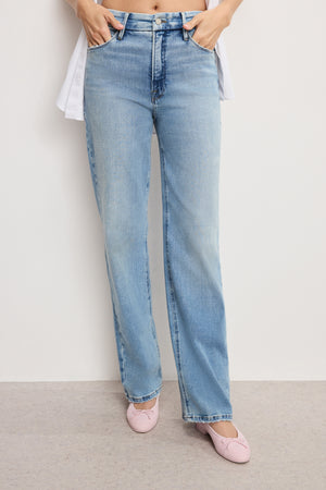 SOFT TECH GOOD TRUE STRAIGHT JEANS | INDIGO1073