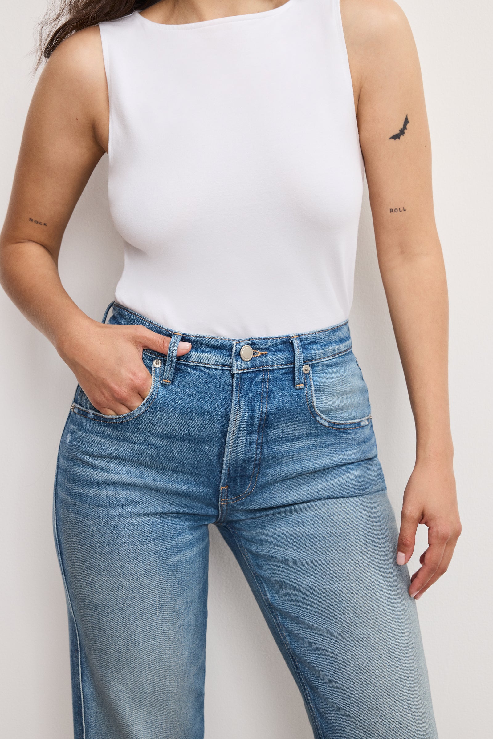 GOOD COWBOY PETITE BOOTCUT JEANS | INDIGO998