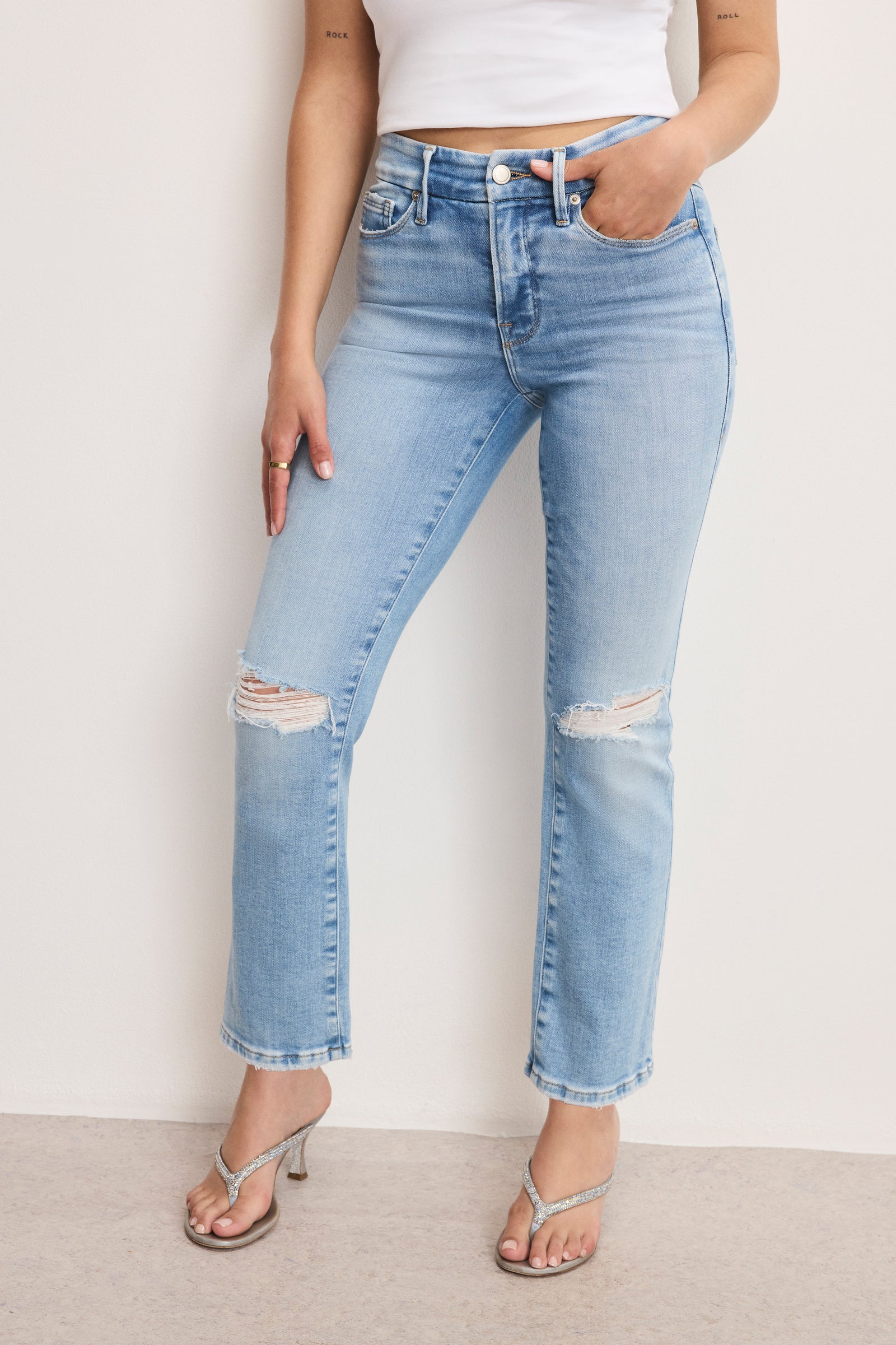 DOLLY JOLEANS PETITE STRAIGHT JEANS | INDIGO1081