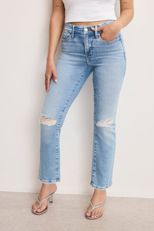 DOLLY JOLEANS PETITE STRAIGHT JEANS | INDIGO1081