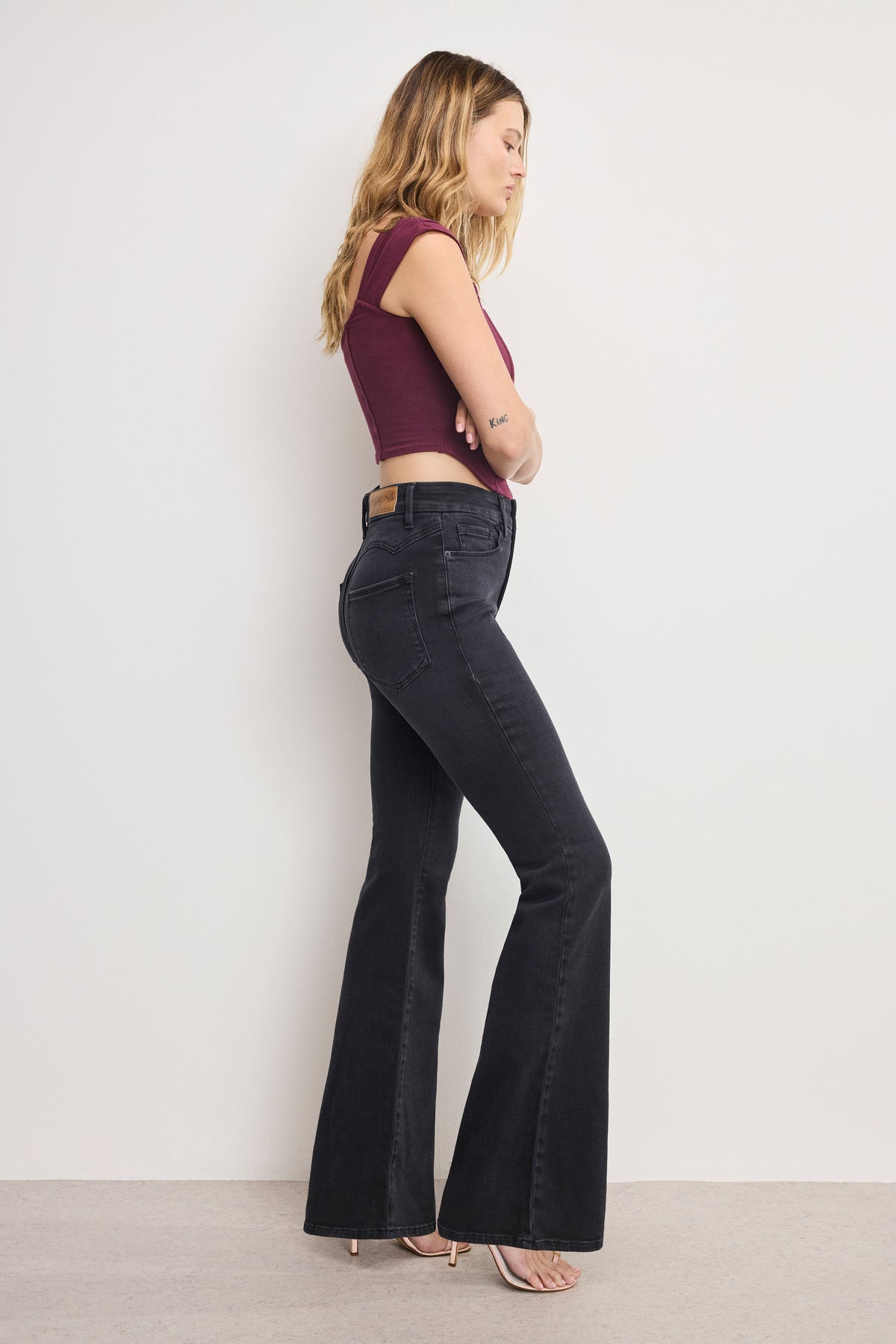 DOLLY JOLEANS FLARE JEANS | BLACK391