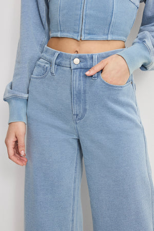 JEANIUS CROPPED GOOD SKATE | INDIGO1157