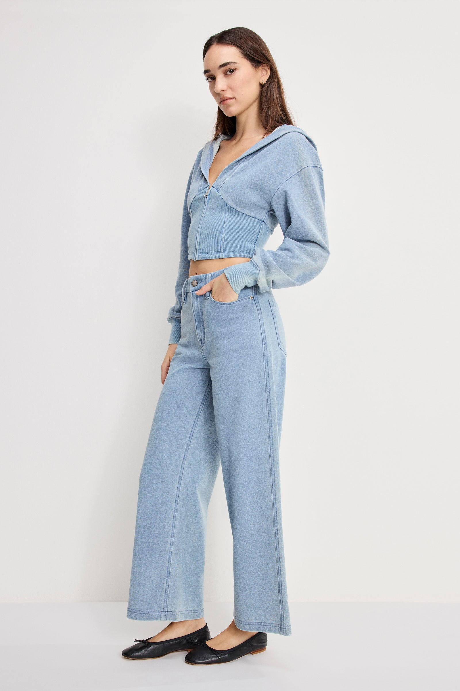 JEANIUS CROPPED GOOD SKATE | INDIGO1157