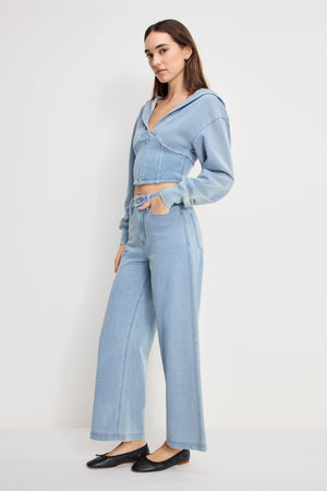JEANIUS CROPPED GOOD SKATE | INDIGO1157