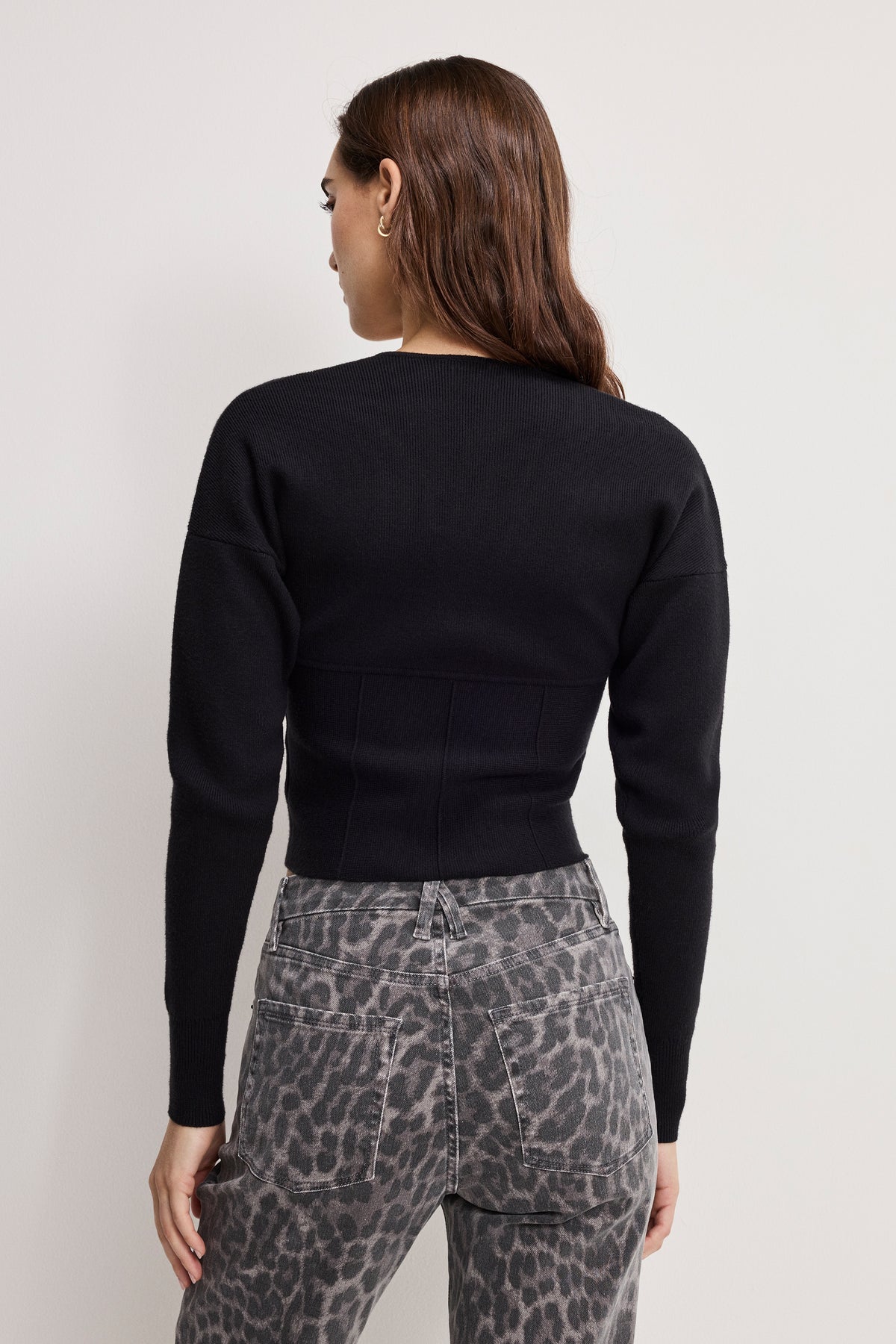 BUSTIER SWEATER | BLACK001-5 | GOOD AMERICAN | MODEL_A
