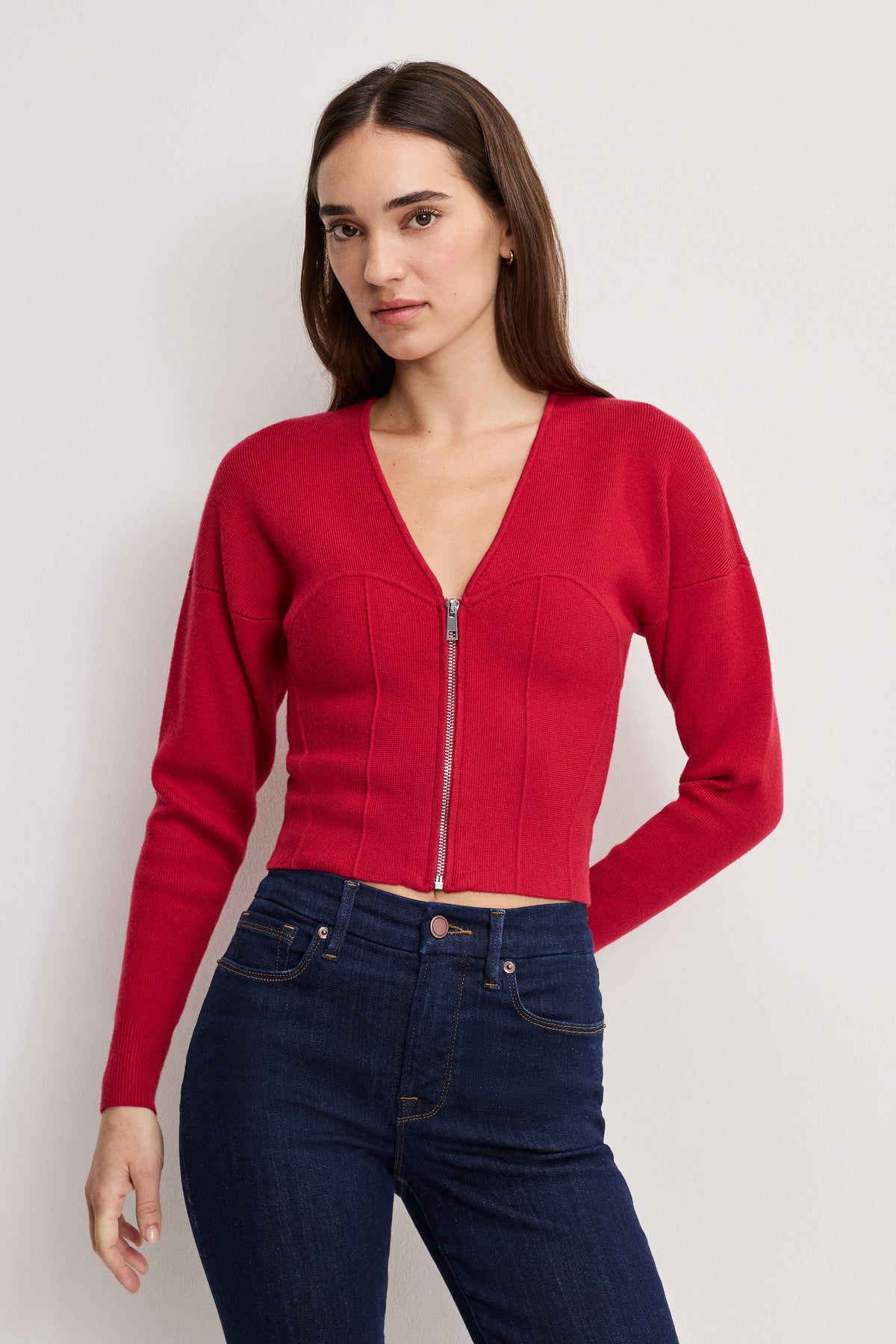 BUSTIER SWEATER | RUBY