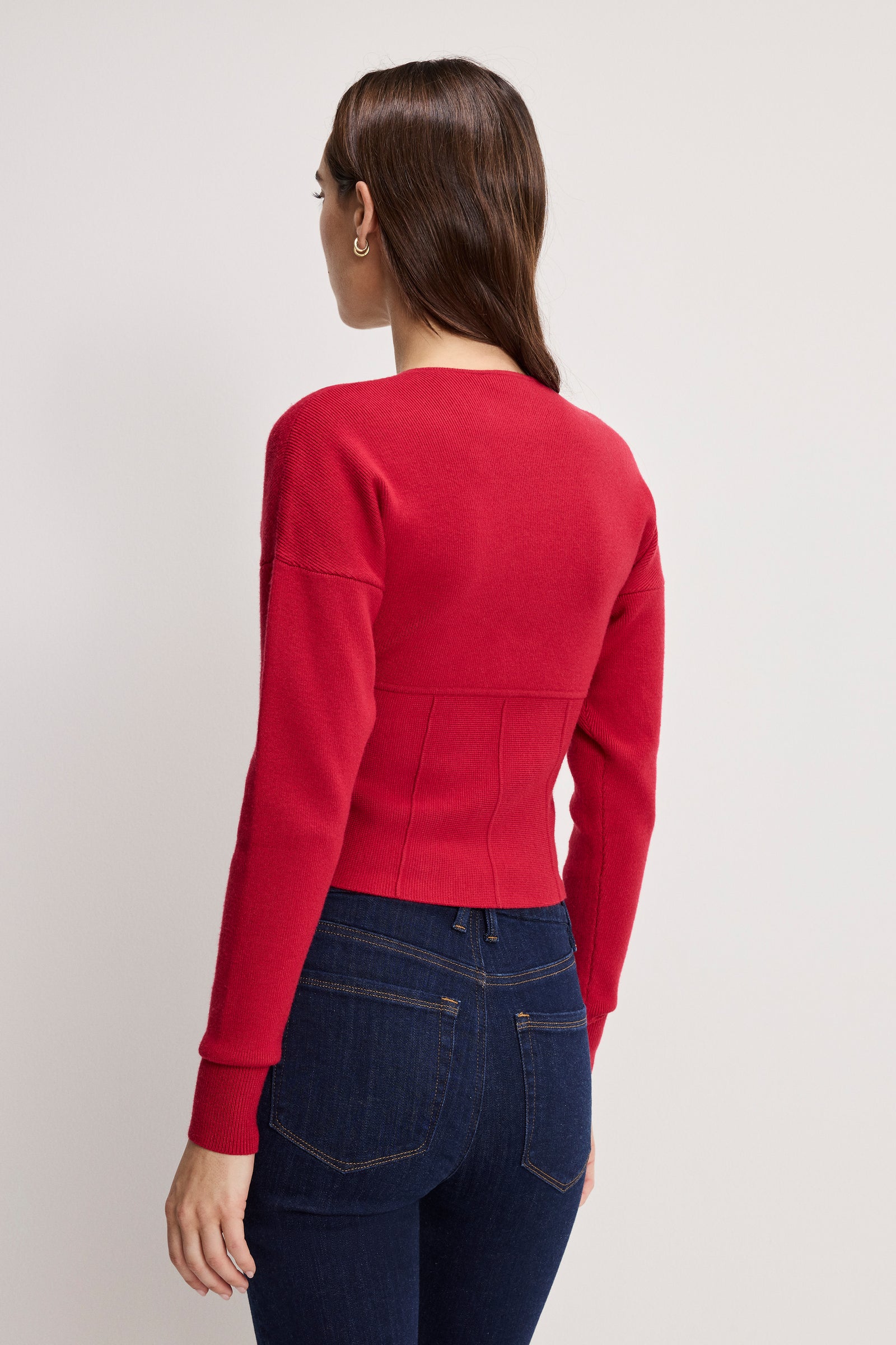 BUSTIER SWEATER | RUBY