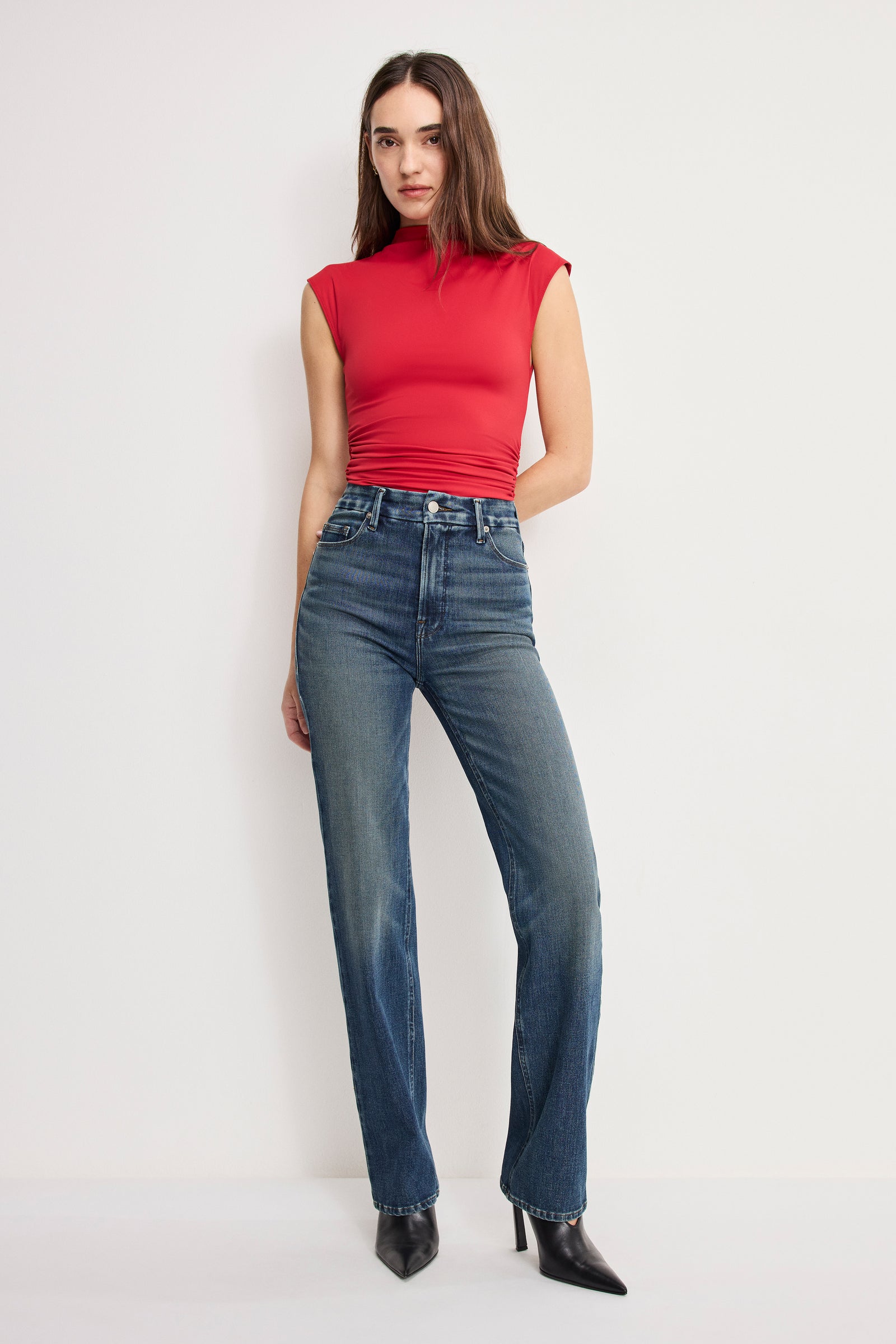 GOOD TRUE STRAIGHT JEANS | INDIGO1147