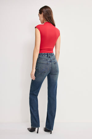 GOOD TRUE STRAIGHT JEANS | INDIGO1147