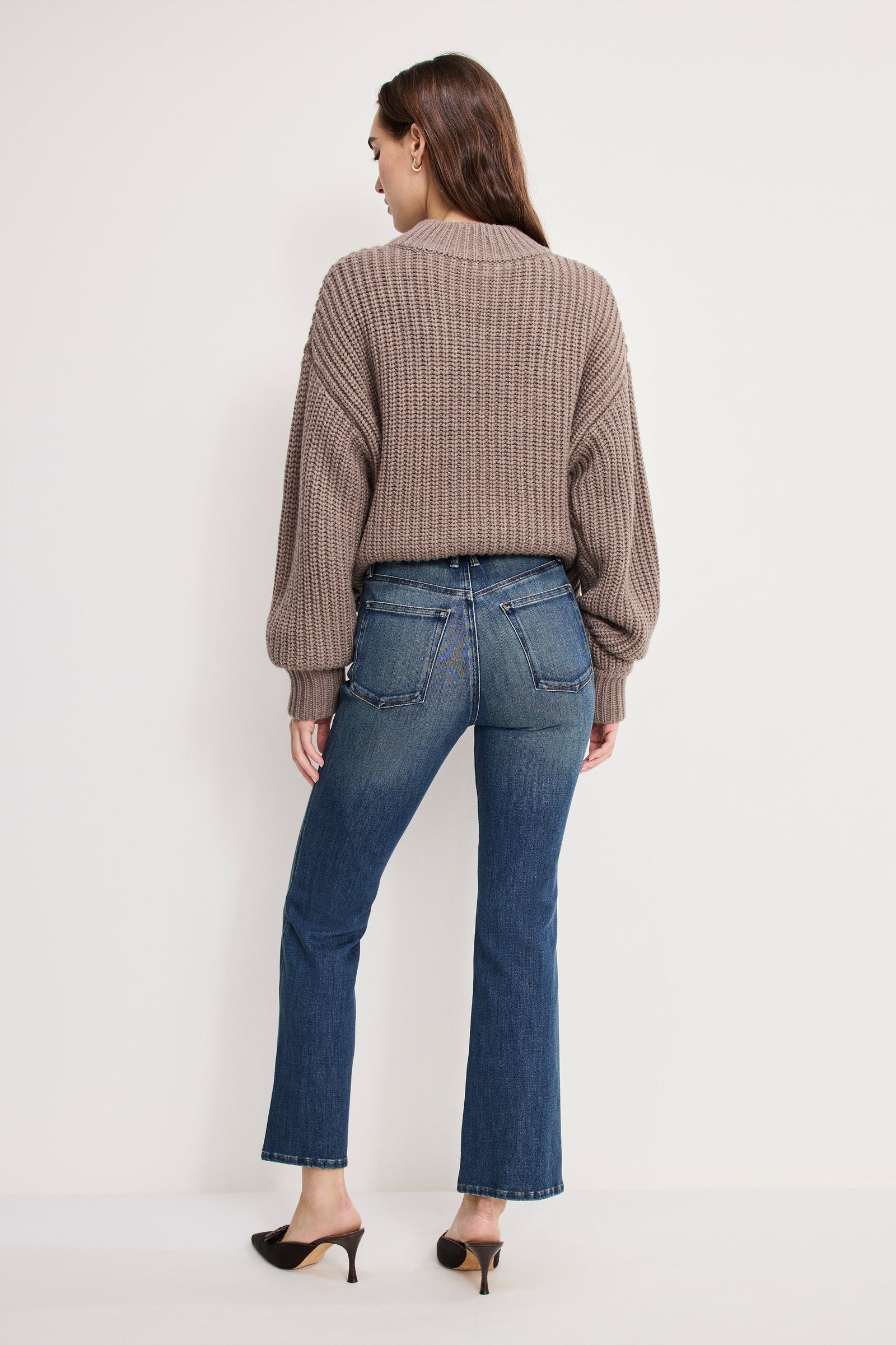 GOOD STANDARD KICK FLARE JEANS | INDIGO1147