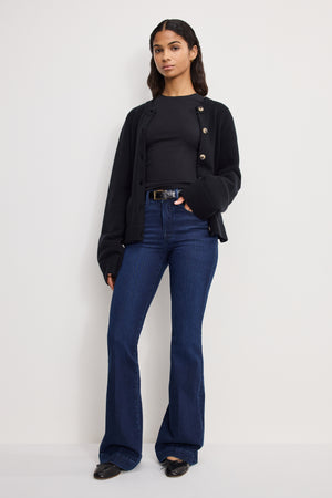 GOOD LEGS FLARE COMPRESSION JEANS | INDIGO1150