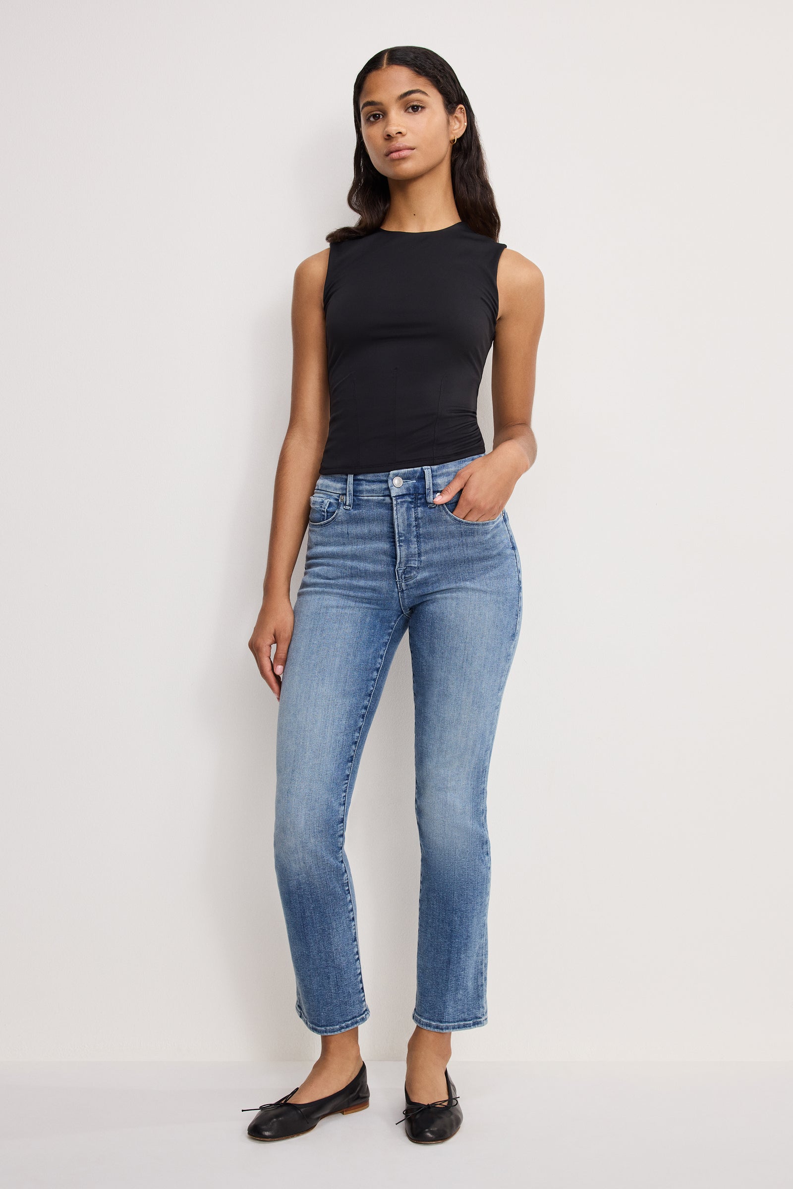 GOOD LEGS STRAIGHT JEANS | INDIGO1154