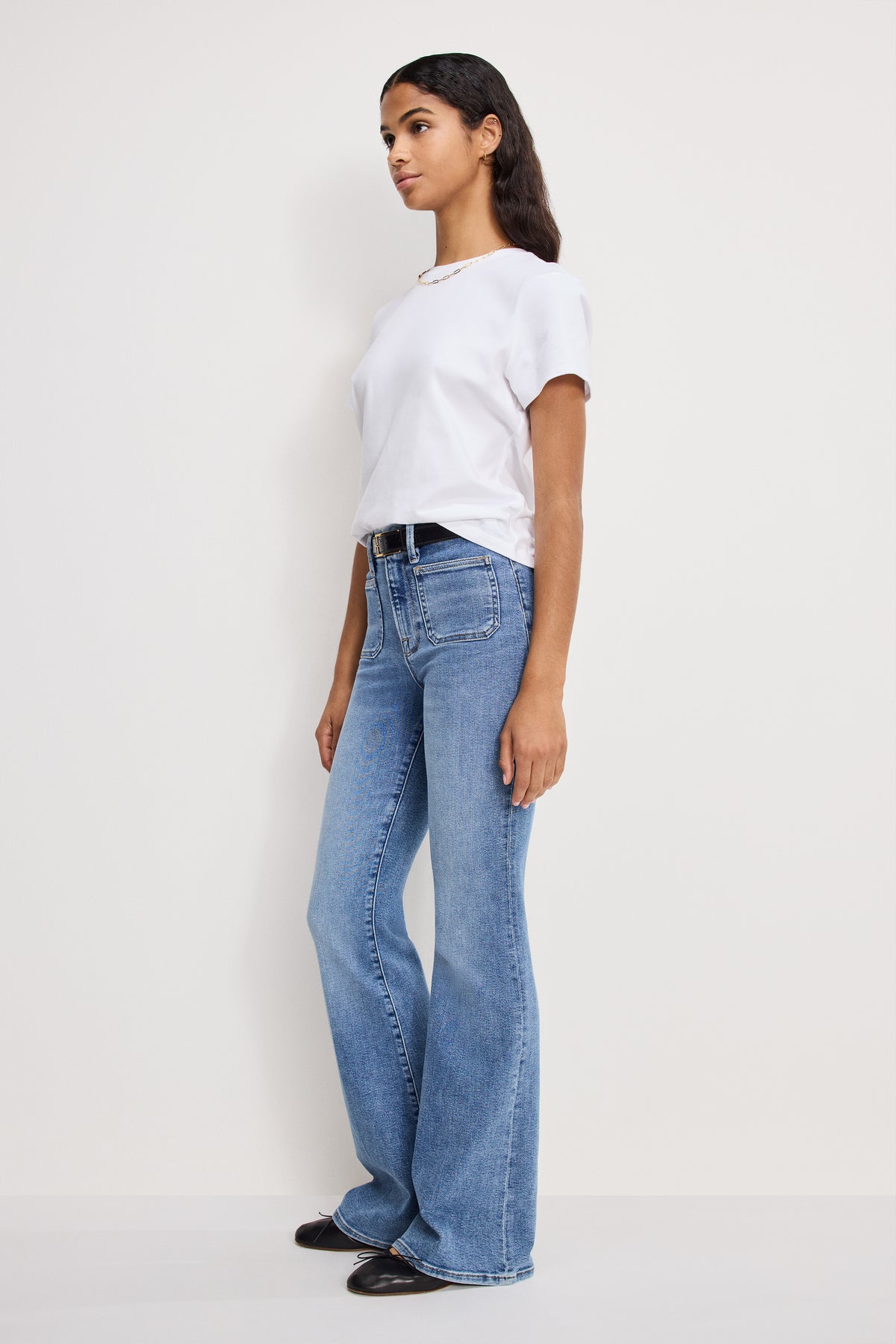 GOOD LEGS FLARE JEANS | INDIGO1149