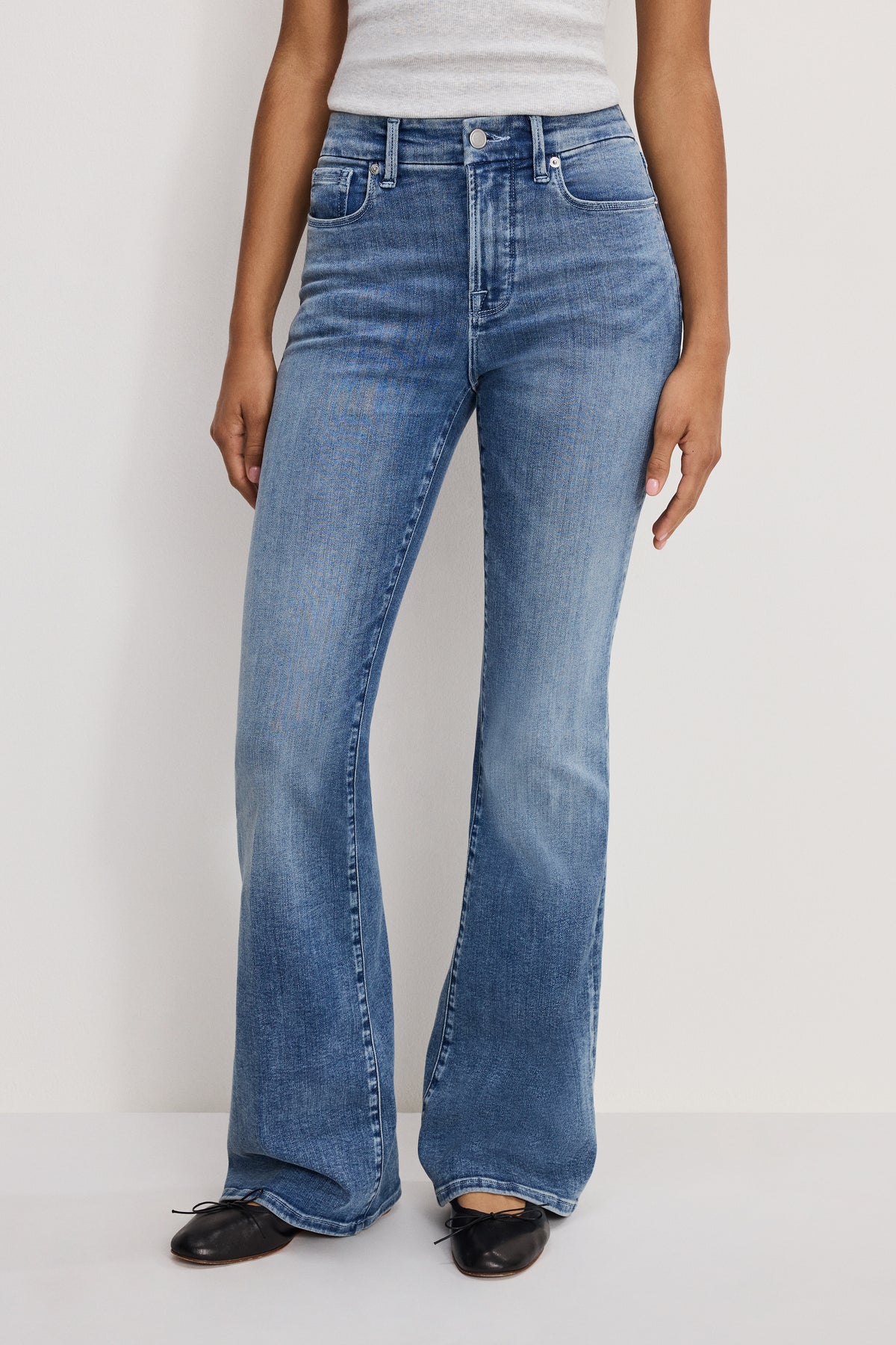 GOOD LEGS FLARE JEANS | INDIGO1154