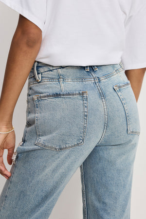 GOOD ICON STRAIGHT DIAMOND JEANS | INDIGO357