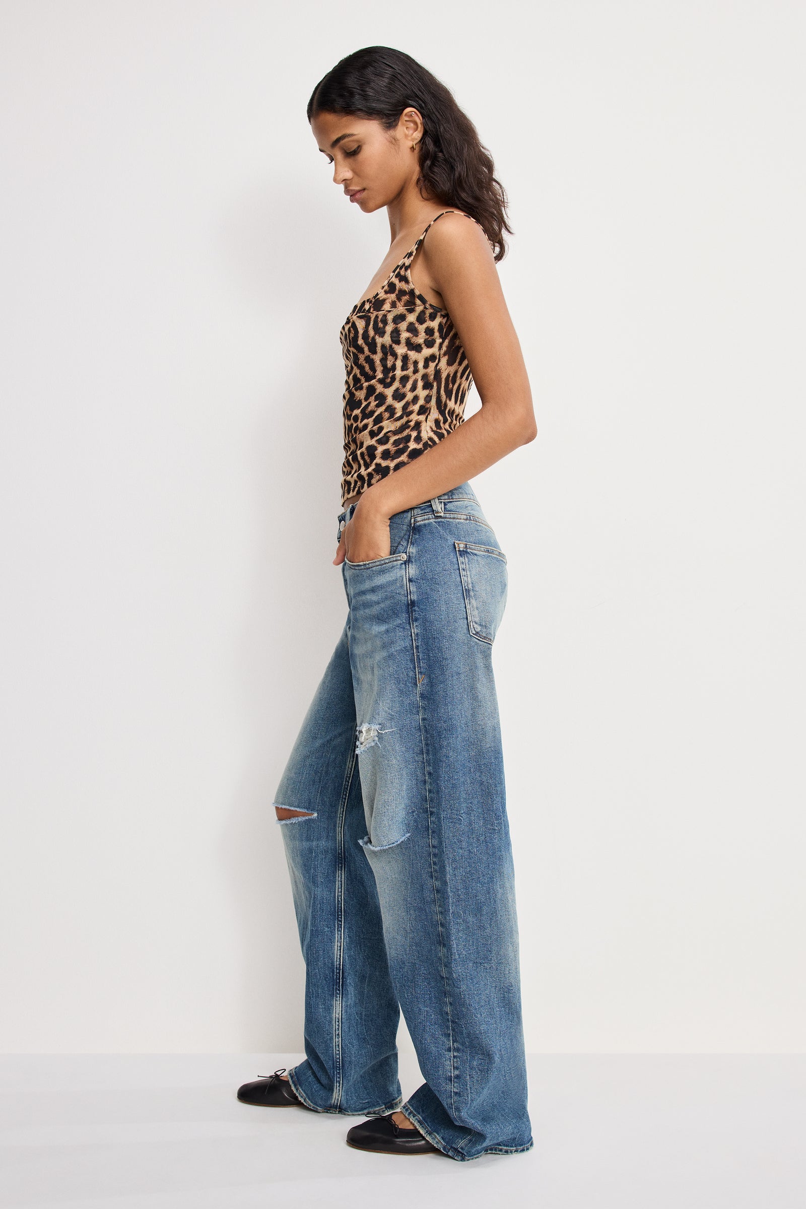 GOOD LOW RISE BAGGY JEANS | INDIGO1280