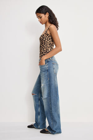 GOOD LOW RISE BAGGY JEANS | INDIGO1280