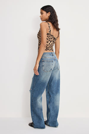 GOOD LOW RISE BAGGY JEANS | INDIGO1280