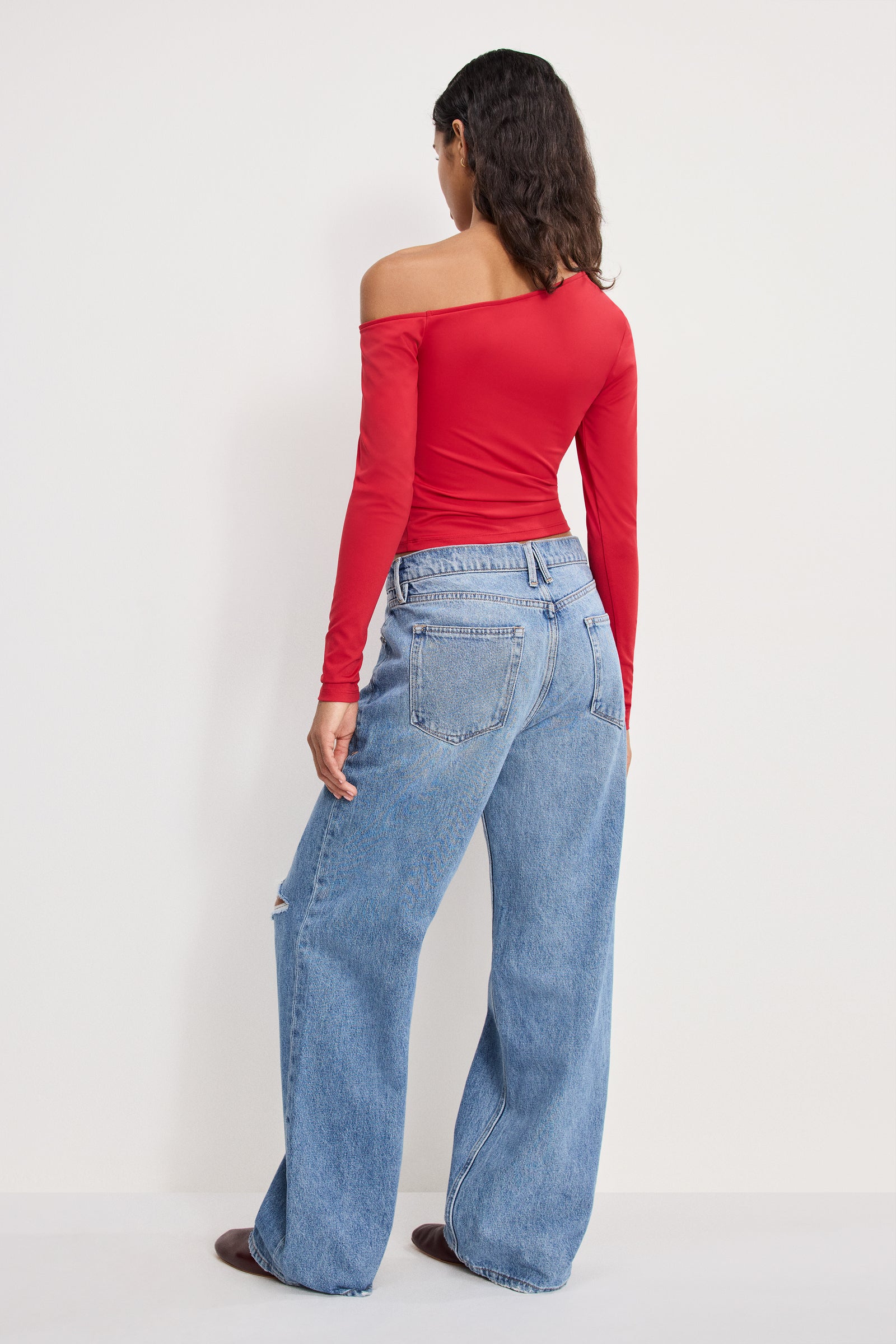 GOOD LOW RISE BAGGY JEANS | INDIGO1279