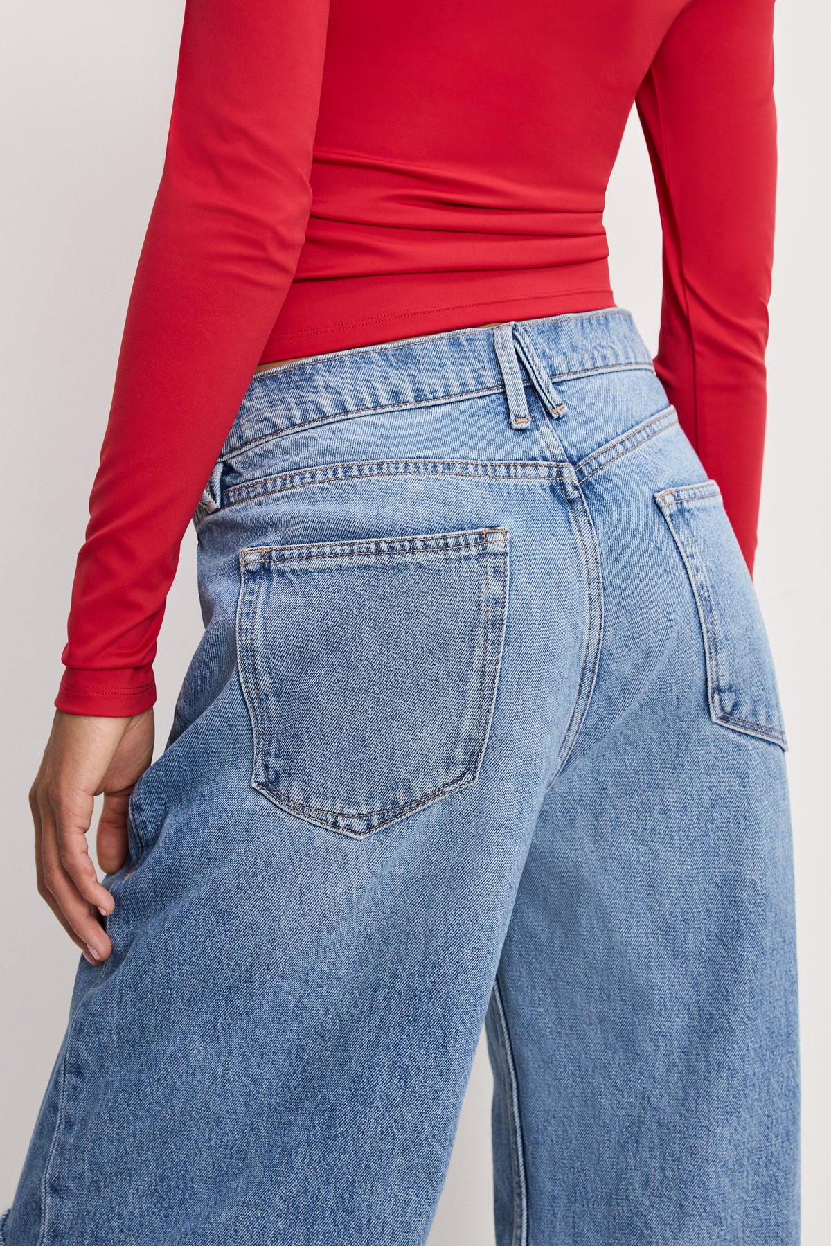 GOOD LOW RISE BAGGY JEANS | INDIGO1279
