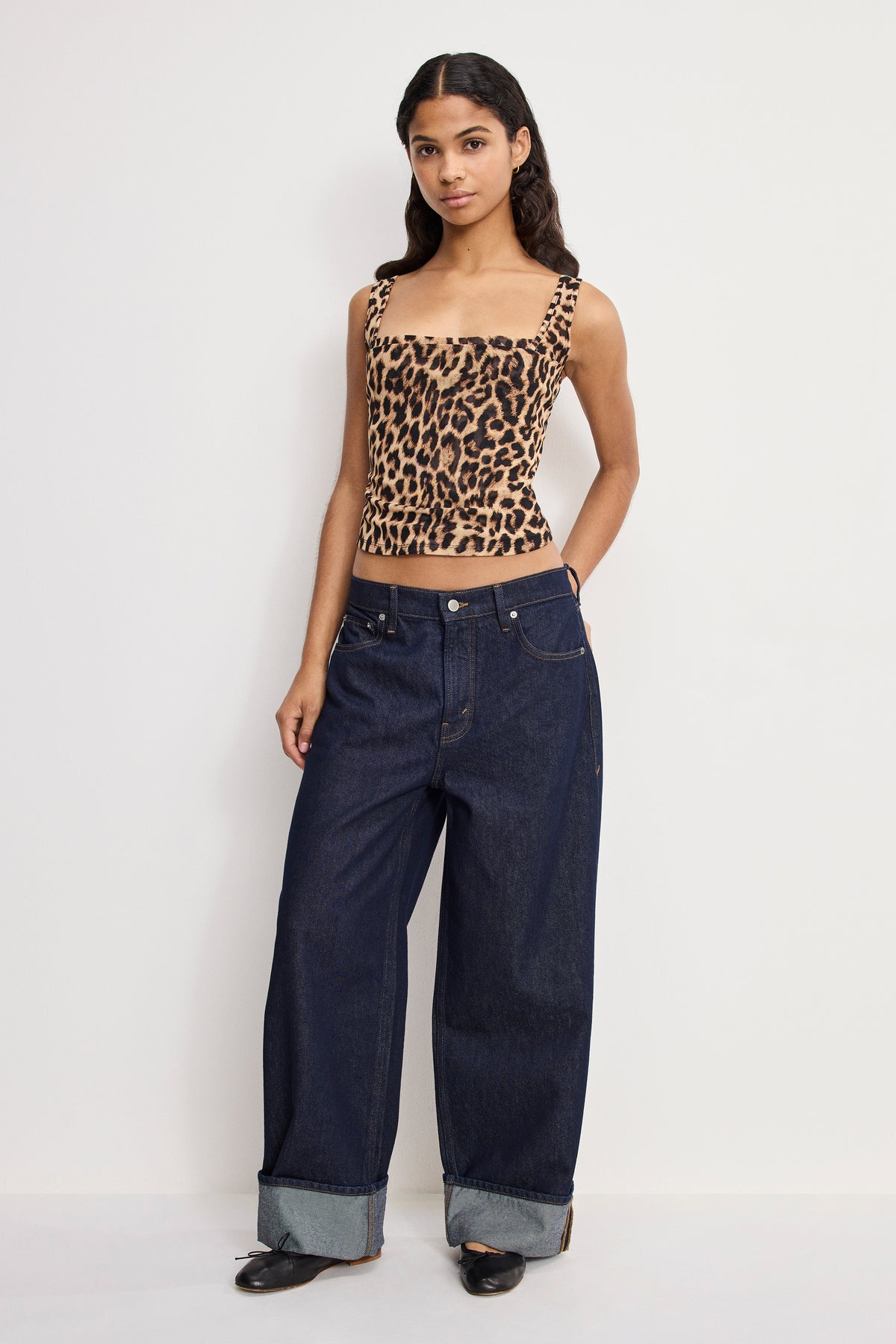 MESH BUSTIER | LUCKY LEOPARD001