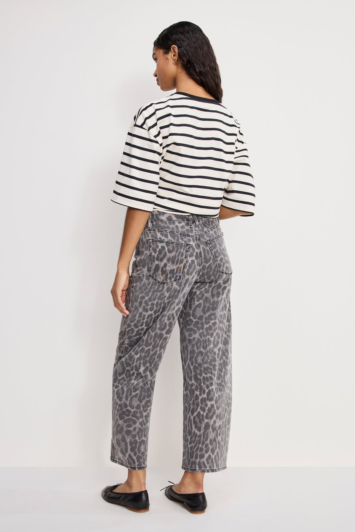 GOOD BARREL JEANS | GREY LUCKY LEOPARD-3 | GOOD AMERICAN | MODEL_A