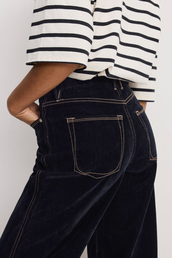 GOOD SKATE FLOCKED DENIM JEANS | INDIGO939