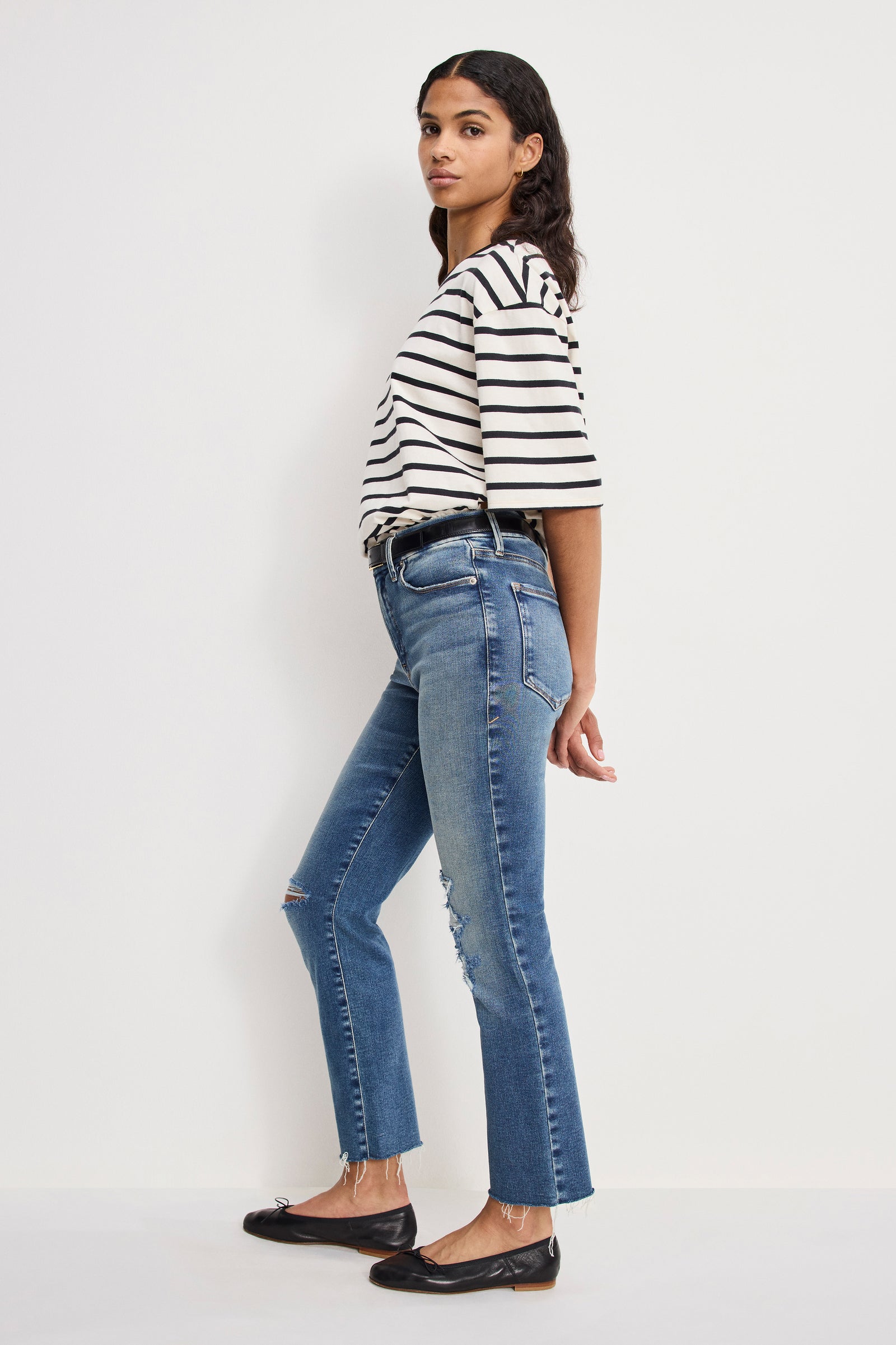 SOFT TECH GOOD LEGS STRAIGHT JEANS | INDIGO1077