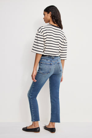 SOFT TECH GOOD LEGS STRAIGHT JEANS | INDIGO1077