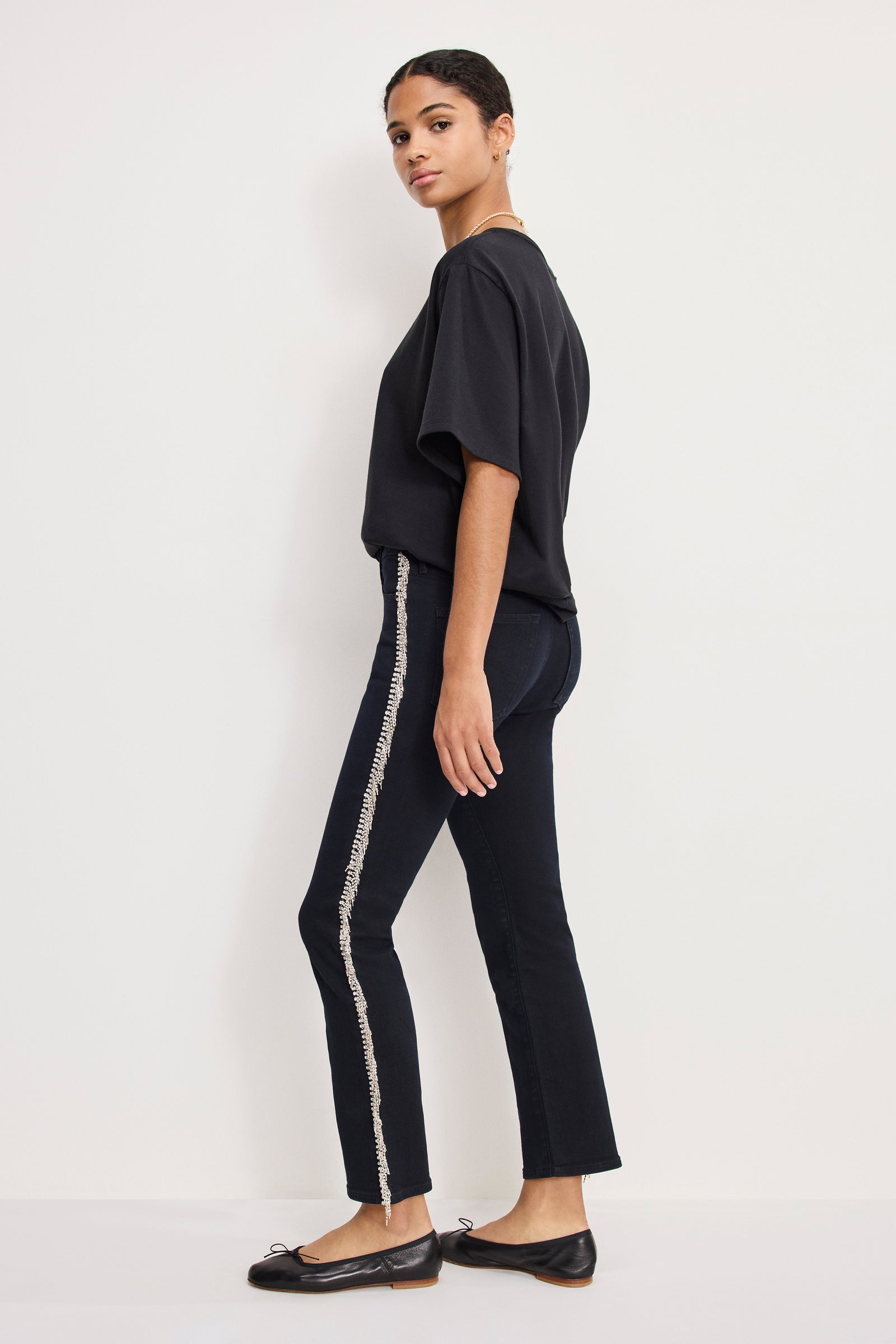 GOOD LEGS STRAIGHT DIAMOND JEANS | BLACK411