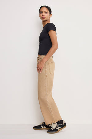 PALAZZO CROPPED PANTS | GOOD KHAKI001