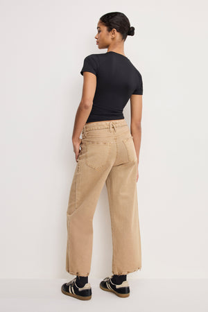 PALAZZO CROPPED PANTS | GOOD KHAKI001