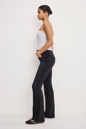 SOFT TECH GOOD CLASSIC BOOTCUT JEANS | BLACK344