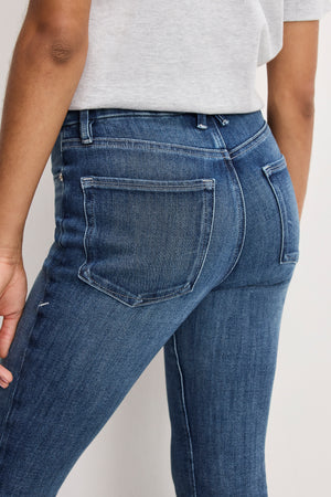 SOFT TECH GOOD LEGS FLARE JEANS | INDIGO855
