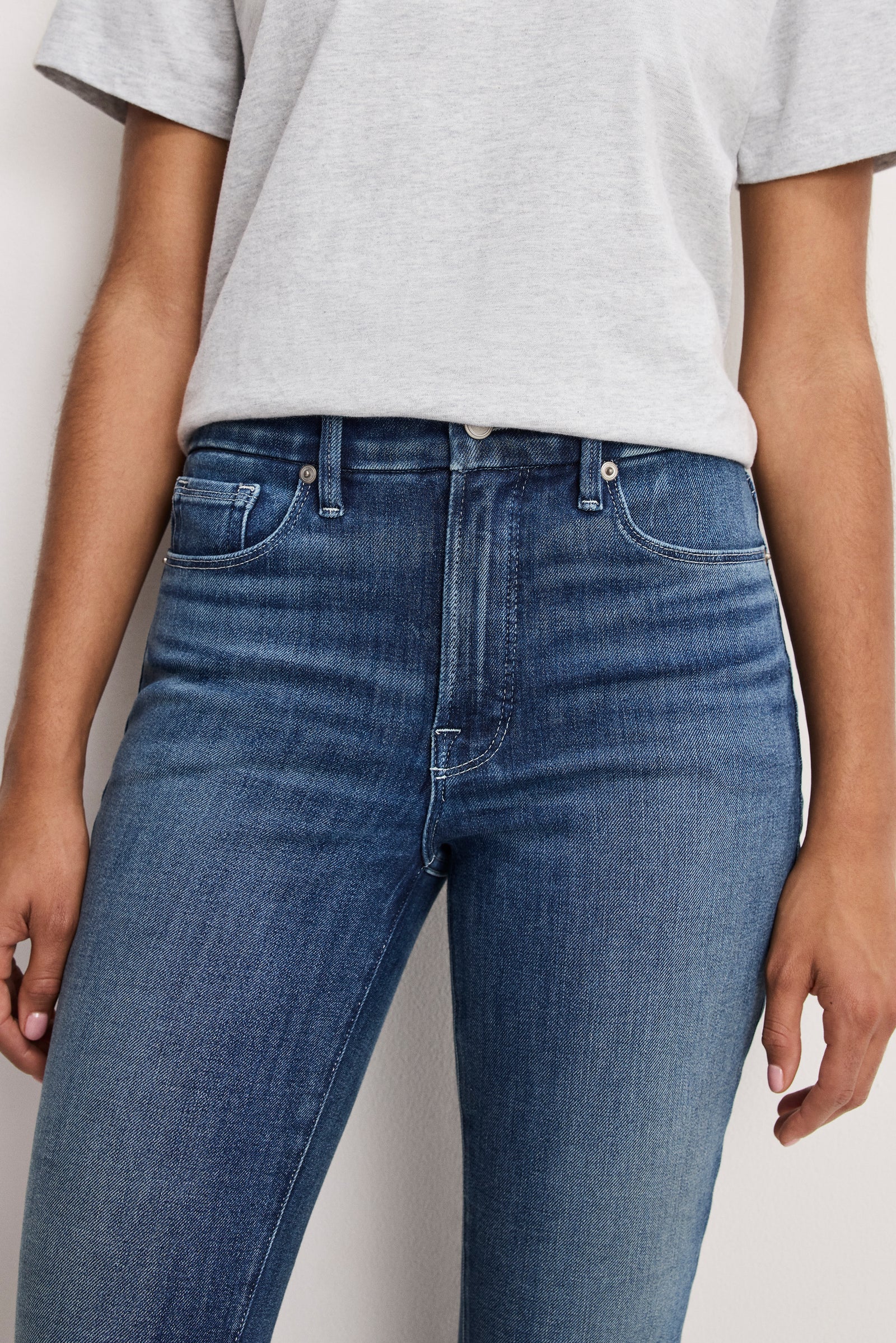 SOFT TECH GOOD LEGS FLARE JEANS | INDIGO855