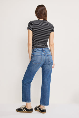 VINTAGE STRAIGHT ANKLE JEANS | INDIGO1222