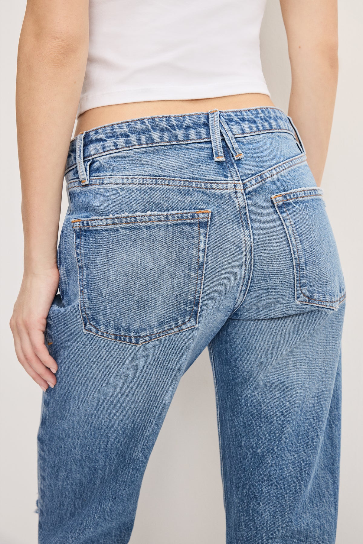 VINTAGE STRAIGHT ANKLE JEANS | INDIGO1221