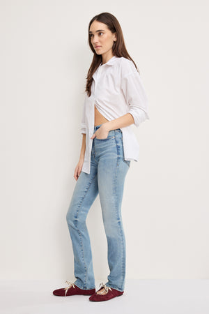 GOOD LEGS STRAIGHT JEANS LONG | INDIGO834